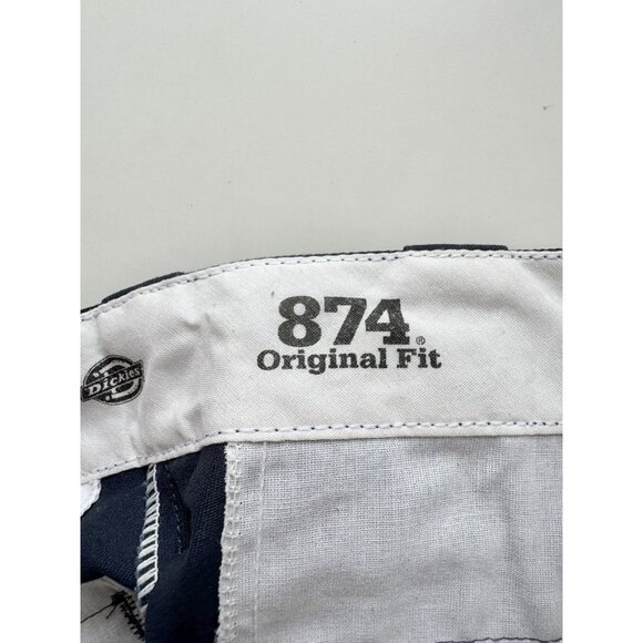 NWOT DICKIES 874 Dark Navy Polyester Cotton Twill Original Fit Pants, Size 30 - Picture 12 of 13